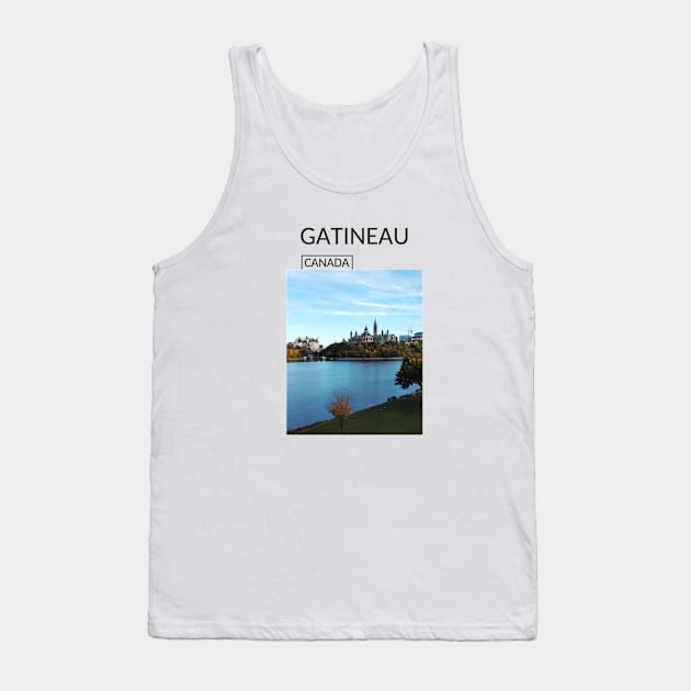 Gatineau Quebec City Canada Gift for Canadian Canada Day Present Souvenir T-shirt Hoodie Apparel Mug Notebook Tote Pillow Sticker Magnet Tank Top by Mr. Travel Joy